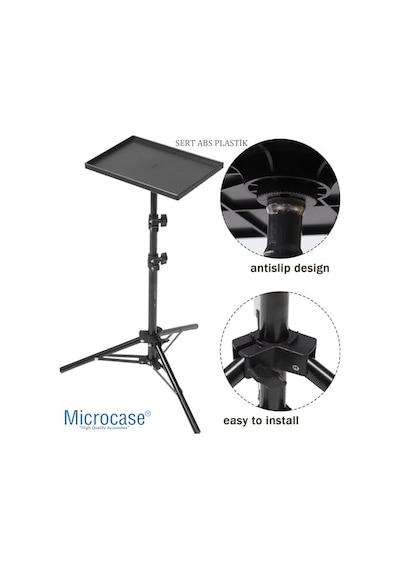 Sunum Projeksiyon Cihazı Notebook Vb İçin Çok Amaçlı Ayaklı Sehpa Stand + 2.1 Mt Tripod - Al5097