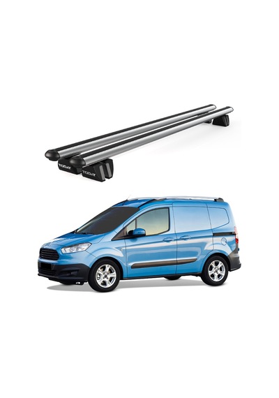 Pençe Ford Transit Courier 2014 Ve Sonrası Uyumlu Gri Ara Atkı Port Bagaj Tavan Barı
