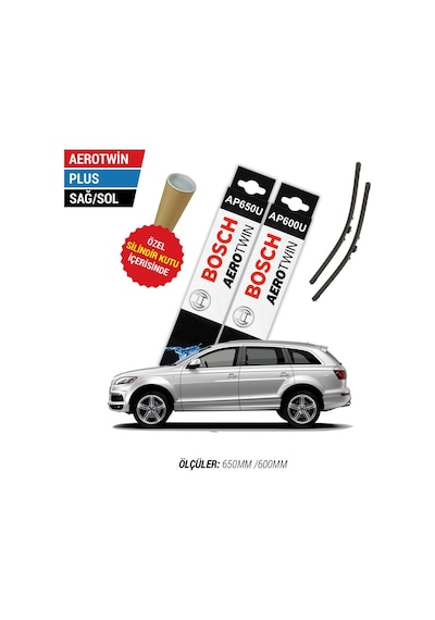 Bosch Aerotwin Plus Audi Q7 Silecek Takımı (2006-2014)