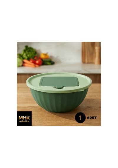 Pratik Mutfak 2.5 Lt Kapaklı Rendeli Karıştırma Ve Saklama Kabı Yeşil Diğer