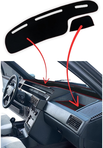 Fiat Tipo Tempra Ön Göğüs Torpido Koruma Halısı & Torpido Kaplama Örtüsü / Oto Ayna Askısı