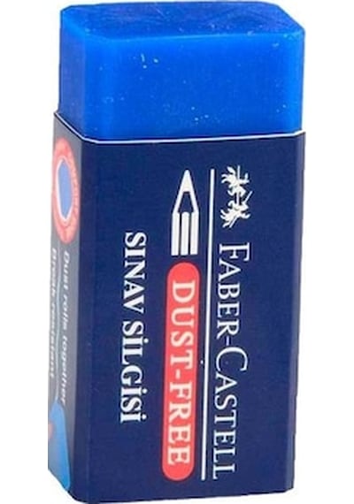 Faber-Castell Sınav Silgisi Dust-Free Mavi 24’Lü Paket