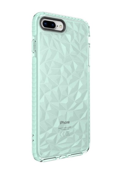Apple Uyumlu iPhone 7 Plus Kılıf Zore Buzz Kapak Yeşil