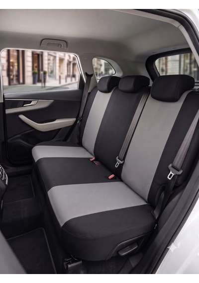 Dacia Sandero Oto Koltuk Kılıfı Stepway Koltuk Kılıfı Dacia Duster Kılıf Gri-Siyah