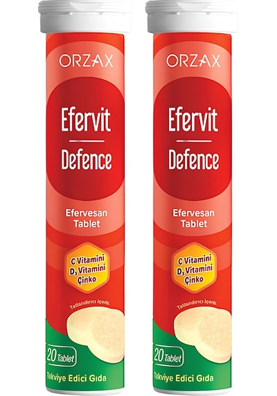 Orzax Ocean Efervit Defence Vitamin 2 x 20 Tablet