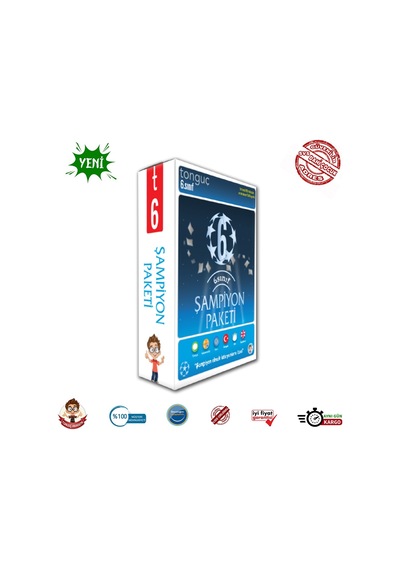 Tonguç Akademi 6. Sınıf Şampiyon Paketi Set 6 Kitap