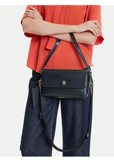 Tommy Hilfiger Tommy Hılfıger Kadın Omuz Çantası Aw0aw17219-dw6 Lacivert