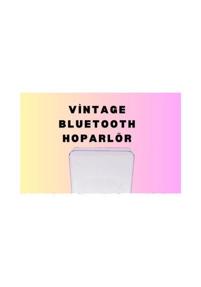 Bluetooth Retro Pikap Hoparlör Projektörlü Gece Lambası
