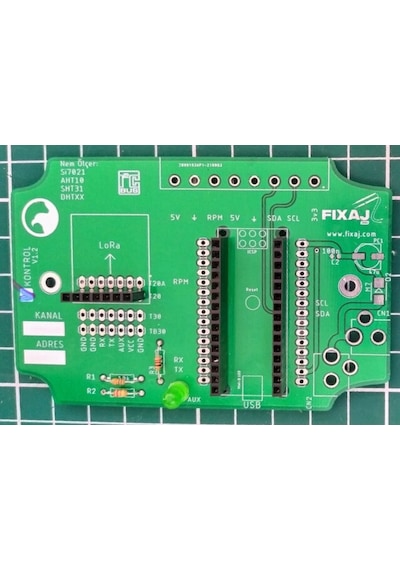 Fixaj 3In1 Pcb Arduino Nano Ve Lora Modülleri Için Hazır Pcb