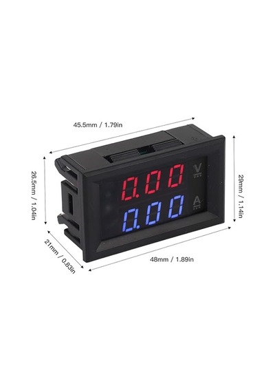Analog Panel Metre Dc Amp Ampermetre - 0-15a Dc Analog 0-15 Amper Gösterge 45x48mm Ic-231a