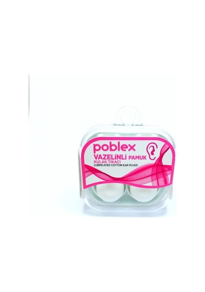 Poblex Vazelinli Pamuk Kulak Tıkacı 4lü