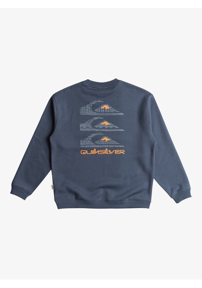 Quiksilver Eqbft03908-18314 Screen Crew Erkek Çocuk Sweatshirt Renkli Çok Renkli