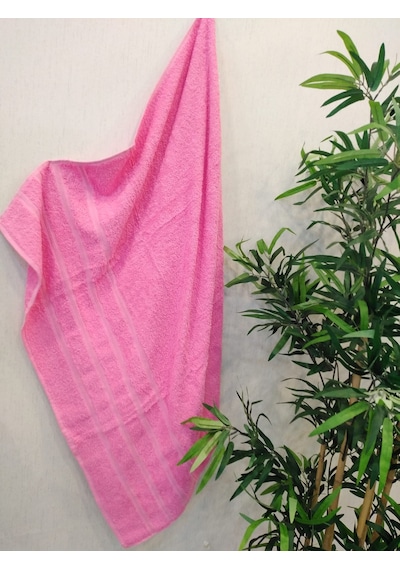 NİVEMESHOME PEMBE BANYO HAVLUSU ÇINAR