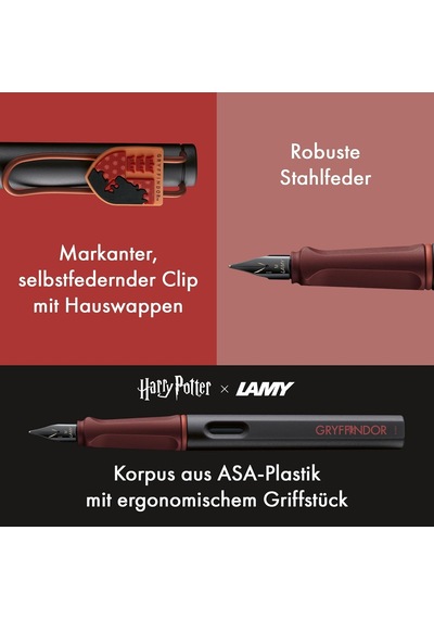 Safarı Harry Potter Dolma Kalem Gryffındor M Uc Kırmızı