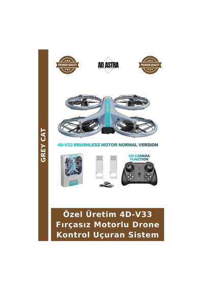 Özel Üretim 4d-v33 Fırçasız Motorlu Drone Kontrol Uçuran Sistem