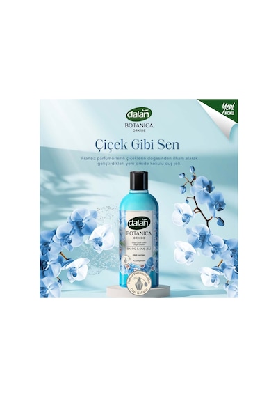 Botanica Orkide 500 Ml 4'lü + Wellnax Tuvalet Temizleme Süngeri 4'lü Set