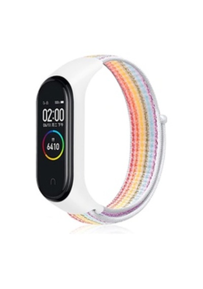 Xiaomi Mi Band 4 Uyumlu Krd-03 Hasır Kordon - Altın