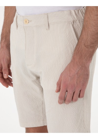 Pierre Cardin Erkek Bej Şort / Bermuda 50305289-vr011 Bej