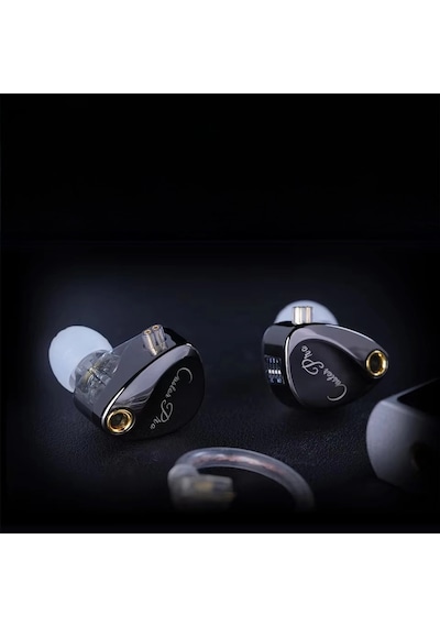 Kz Castor Pro Bass-enhanced Harman Target Çift Sürücülü Hi-fi Iem Kulaklık Siyah-mikrofonsuz Kulak Içi Kulaklık