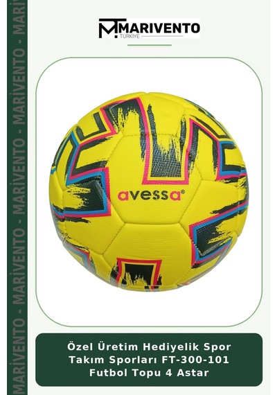 Özel Üretim Hediyelik Spor Takım Sporları Ft-300-101 Futbol Topu 4 Astar Çok Renkli