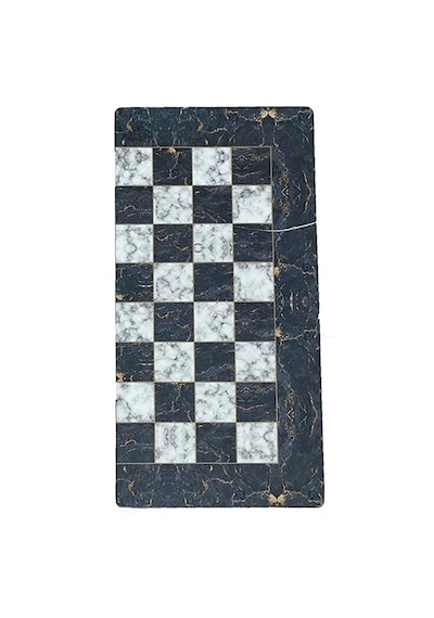 Marble Kırmızı Büyük Boy Tavla Takımı