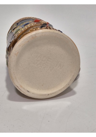 Vintage Tankart Londra Temalı Alman Seramik Bira Bardağı 11,8cm 005