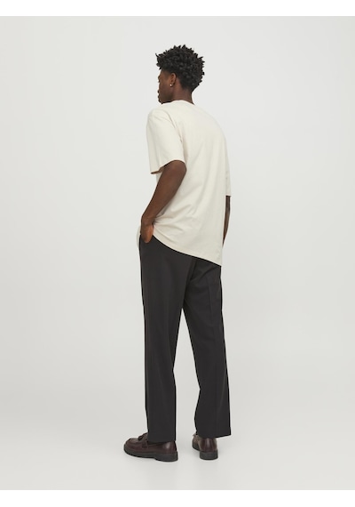 Jack & Jones Jack&Jones Jjebradley Geniş Kesim Tişört 12249319 Bej