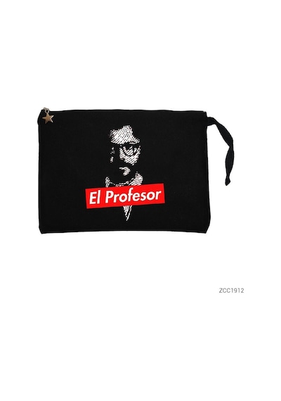 Zepplin Giyim La Casa De Papel Professor Siyah Clutch Astarlı Cüzdan