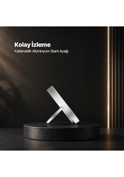 Ttec Aircharger Pro 2 Bliss Qi2.2/magsafe Özellikli 25w iPhone Uyumlu/android Stantlı Kablosuz Hızlı Şarj A Beyaz