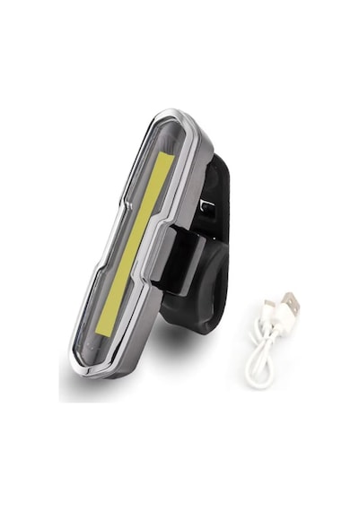 Forte Gt Bisiklet Usb Şarjlı Led Kırmızı Beyaz Xbyc 6017 Siyah