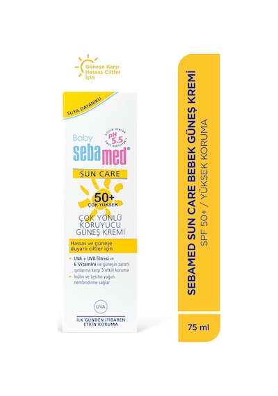 Sebamed Baby Çok Yönlü Koruyuculu SPF50+ Bebek Güneş Kremi 2 x 75 ML