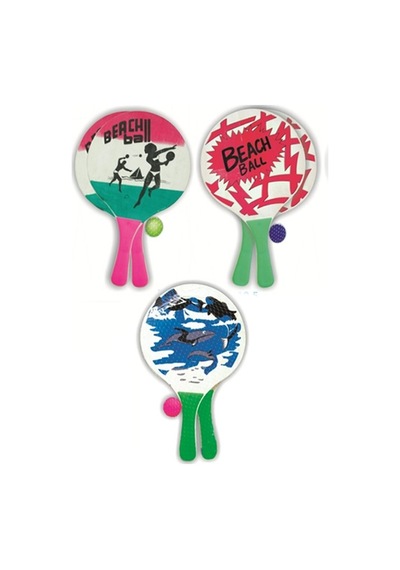 Beachball Tahta Raket  Oyuncak