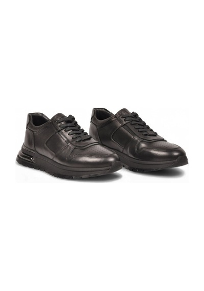 Komcero Kauçuk Tabanlı Bağcıklı Sneaker Siyah Hakiki Deri Erkek Casual Ayakkabı Xs2461-7112 Komcero Kauçuk Tabanlı Bağcıklı Sneaker Siyah Hakiki Deri Erkek Casual Ayakkabı Xs2461-7112