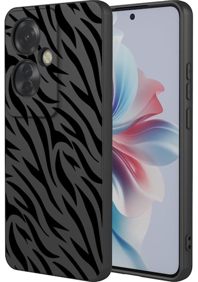 Oppo A5 İle Uyumlu Premier Kalite Özel Üretim Baskılı Silikon Telefon Kılıfı Bc 5 Siyah