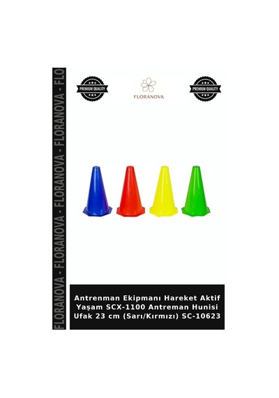 Antrenman Ekipmanı Hareket Aktif Yaşam Scx-1100 Antreman Hunisi Ufak 23 Cm Sarı/kırmızı Sc-10623 Belirtilmemiş