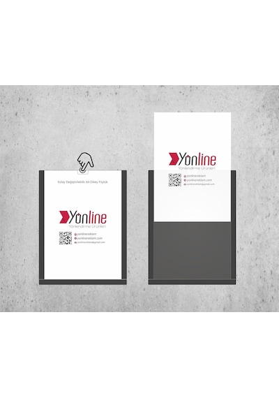 Yönline Yönlendirme A4 Dikey Kolay Değiştirilebilir Kapı Ve Duvar Tipi Föylük Pano