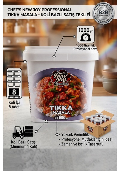 Tikka Masala 1000 G X 8 Adet - 1 Koli Koli Bazlı Avantaj Paketi