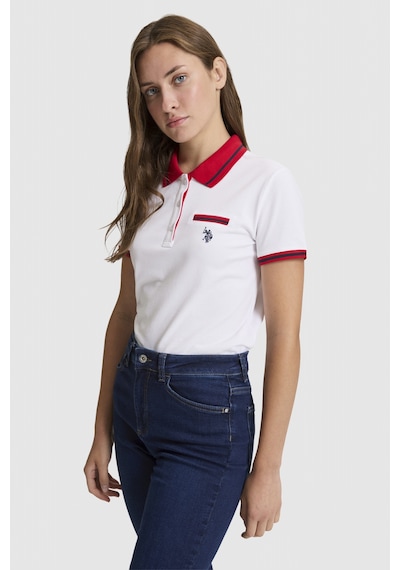 U.S. Polo Assn. U.s. Polo Assn. Kadın Beyaz Tişört Basic 50323455-vr013 U.S. Polo Assn. U.s. Polo Assn. Kadın Beyaz Tişört Basic 50323455-vr013