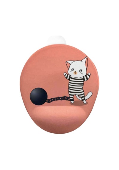 Şirin Suçlu Kedi Bilek Destekli Mouse Pad Mousepad