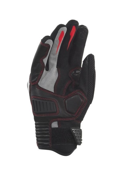 Clover Raptor - 3 Korumalı Motosiklet Eldiveni Siyah Kırmızı