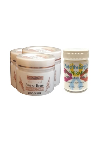 Three Brand 100 Ml Arnavut Aklık 3 Adet + Foot Care Cream Cooling Peppermint 50ml Ayak Bakım Nane Ferahlığı Ve Kokusu 1 Adet