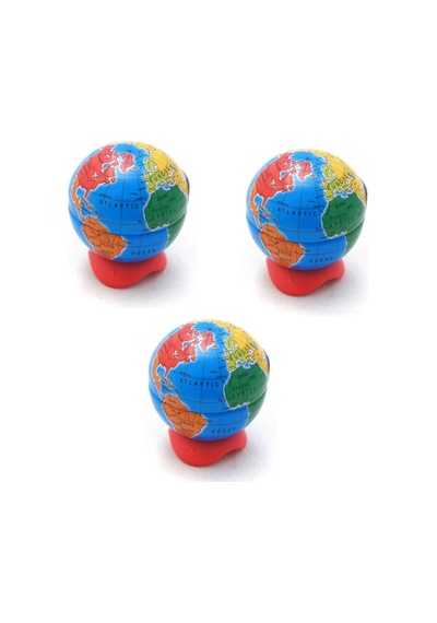 Maped Dünya Kalemtıraş Globe Tek Delikli 3 Adet