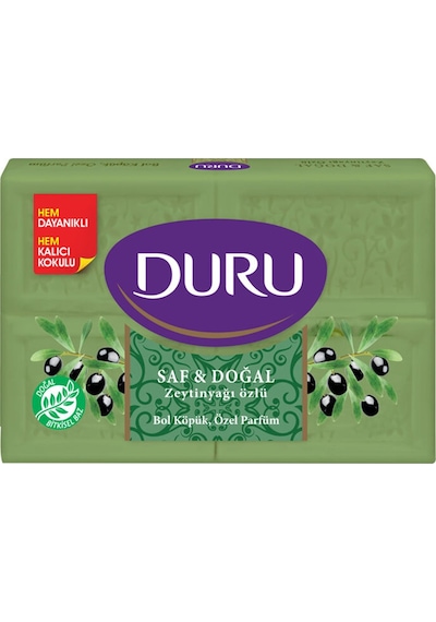 Duru Saf & Doğal Zeytinyağı Özlü Kalıp Sabun 4 x 150 G