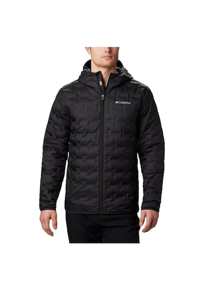 Columbia Erkek Mont Wo 0954 Delta Ridge Down Hooded Jacket Siyah