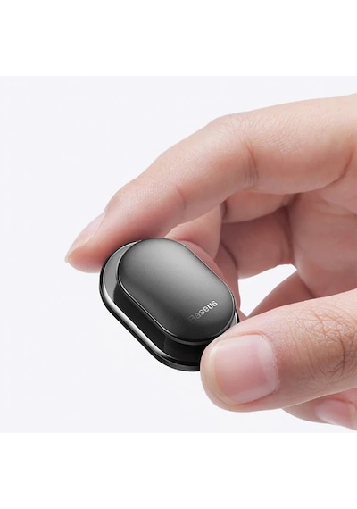 Baseus Small Shell Car Mount Holder 4parça Araç İçi Tutucutoparlayıcı- 5775 Siyah