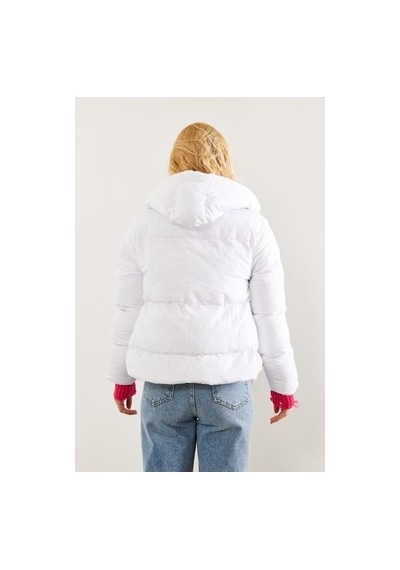 2Y Premium Kapüşonlu Şişme Kadın Mont, Soğuk Havalara Açık Camel