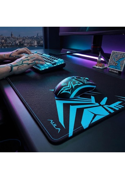Lexroo Mp-xl 90x40cm Kaymaz Tabanlı Gaming Oyuncu Mousepad Siyah Standart