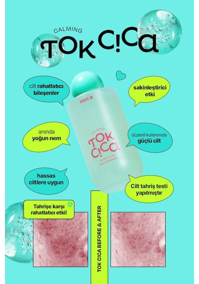 Edıtb Centella Ve Heartlef Içeren Yatıştırıcı Hassasiyet Karşıtı Edıt.b Nemlendirici Jel Esans 200ml