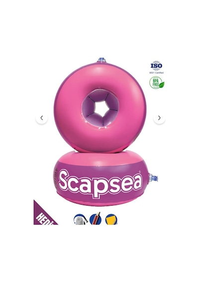 Scapsea İçi Sünger Dolgulu Yüzme Kolluk Pompa, Taşıma Çantası Ve Tamir Kiti Dahil 10-40 Kg Taşım