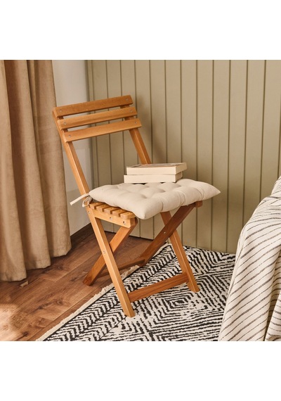 Soft Traum Sandalye Minderi - Bej - 40x40 Cm Çok Renkli